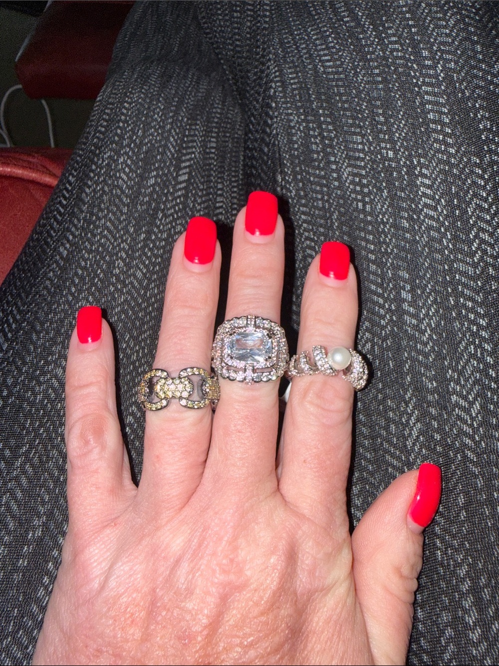 Bundle of brand new BP rings with size tags. Only tried on, never worn.